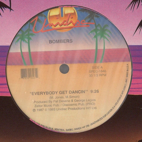 Bombers - Everybody Get Dancin / Everybody Get Dancin