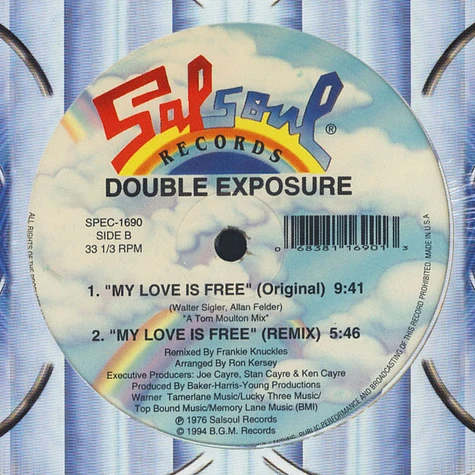 Double Exposure - Ten Percent/ My Love Is Free