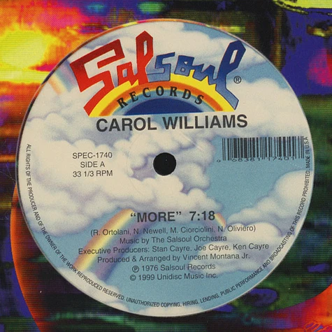 Carol Williams - More / Love Is You