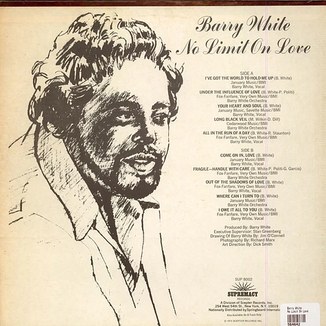 Barry White - No Limit On Love