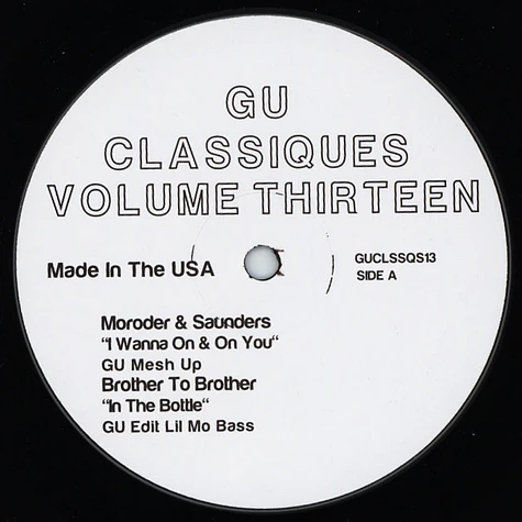 Glenn Underground presents - Classiques Volume 13