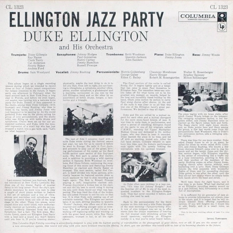 Duke Ellington And His Orchestra - Ellington Jazz Party