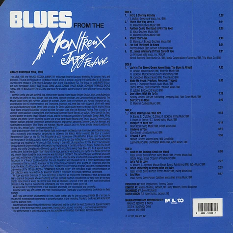 Bobby Bland, Denise LaSalle, Johnnie Taylor, Mosley & Johnson - Blues From The Montreux Jazz Festival