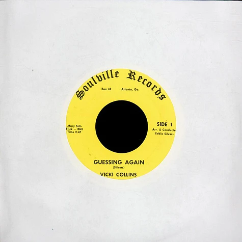 Vicki Collins - Guessing Again / I'm Better