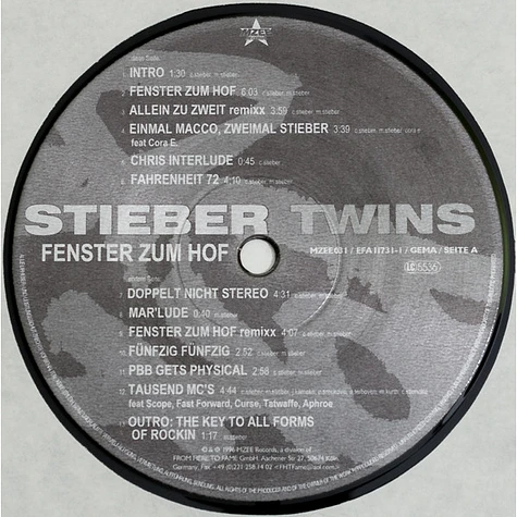 Stieber Twins - Fenster Zum Hof