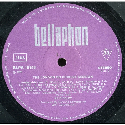 Bo Diddley - The London Bo Diddley Sessions