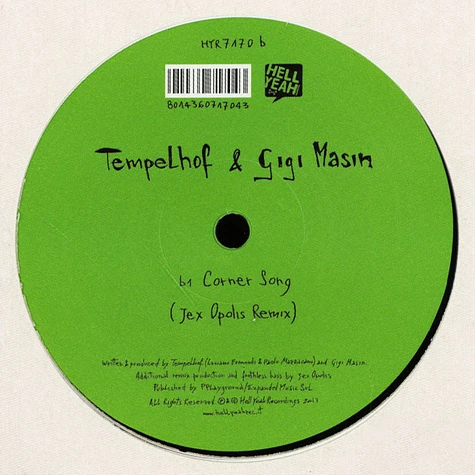 Tempelhof & Gigi Masin - Corner Song