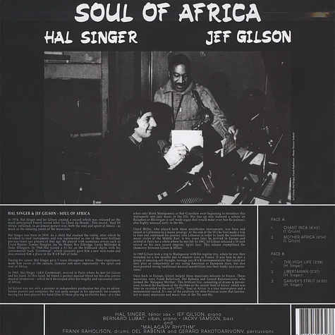 Hal Singer & Jef Gilson - Soul Of Africa