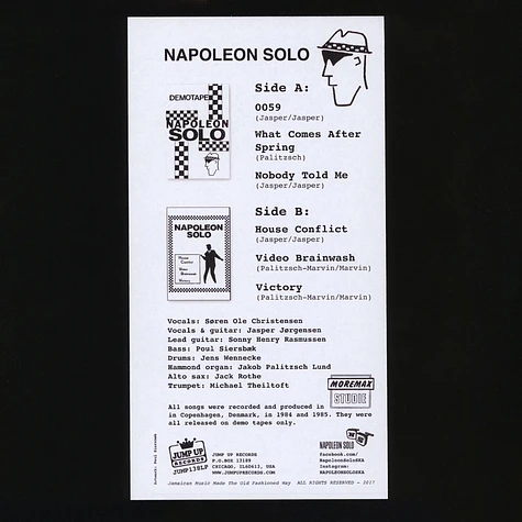 Napoleon Solo - Early Recordings 84-85