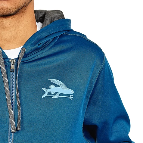 Patagonia - Small Flying Fish PolyCycle Full-Zip Hoody