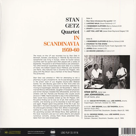 Stan Getz - In Scandinavia 1959-1960