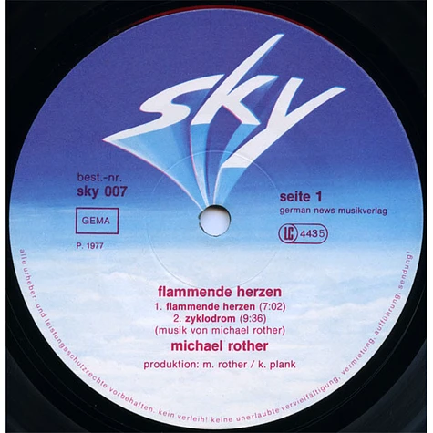 Michael Rother - Flammende Herzen