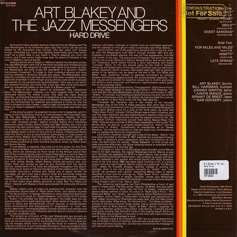 Art Blakey & The Jazz Messengers - Hard Drive