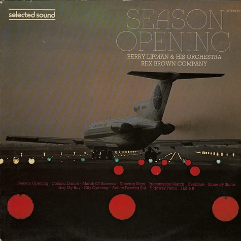 Berry Lipman & His Orchestra / Rex Brown Company - Season Opening