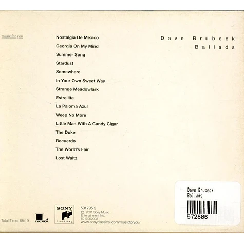 Dave Brubeck - Ballads