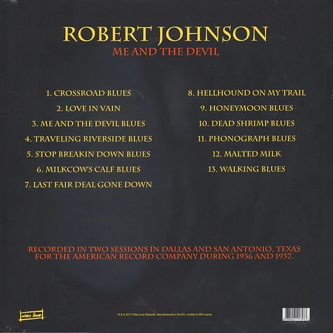 Robert Johnson - Me And The Devil