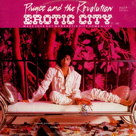 Prince And The Revolution - Let's Go Crazy / Take Me With U / Erotic City