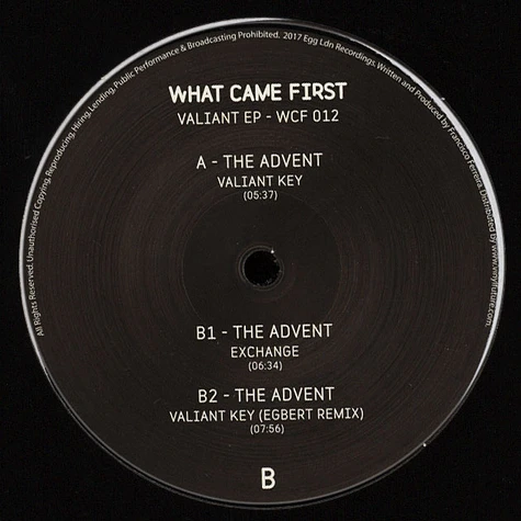 The Advent - Valiant EP