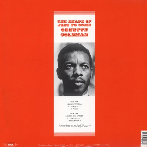 Ornette Coleman - The Shape Of Jazz To Come Gatefold Sleeve Edition