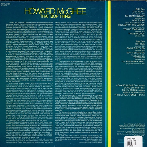 Howard McGhee - That Bop Thing