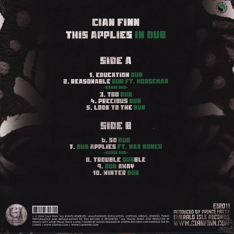 Cian Finn - This Applies In Dub