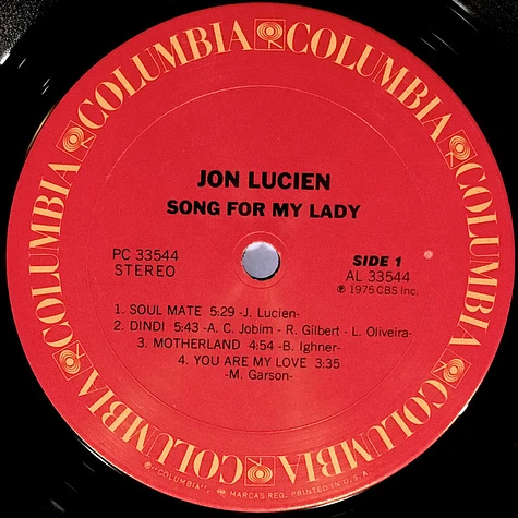 Jon Lucien - Song For My Lady