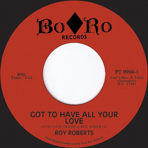 Roy Roberts - Got To Have All Your Love
