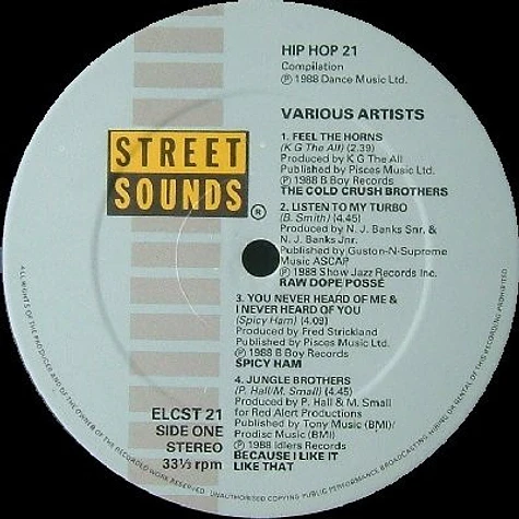 V.A. - Street Sounds Hip Hop 21