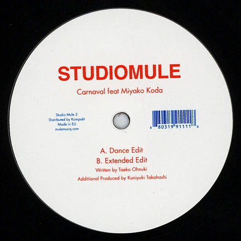 Studio Mule - Carnaval Feat. Miyako Kouda (Dip In The Pool)