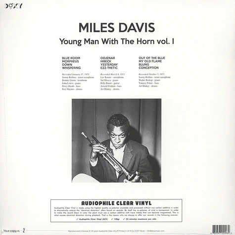 Miles Davis - Young Man With The Horn Volume 1