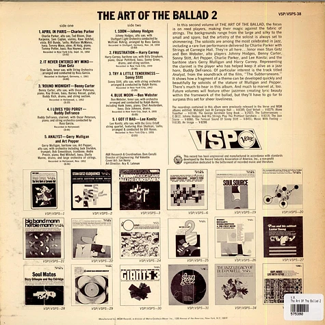 V.A. - The Art Of The Ballad 2