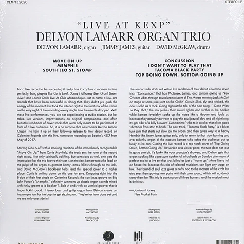 Delvon Lamarr Organ Trio - Live At KEXP Red Vinyl Edition