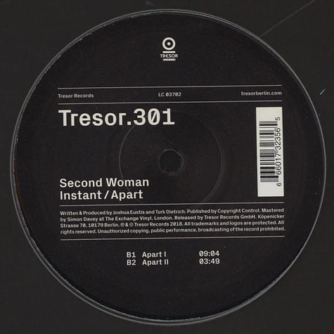 Second Woman - Instant / Apart