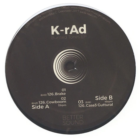 K-rAd - Bursted Tones EP