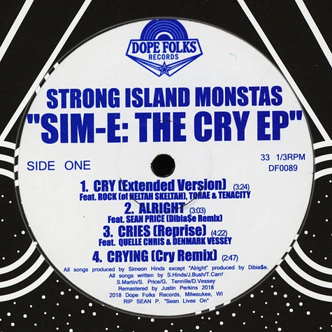 Sim-E / Adum7 - Strong Island Monstas EP