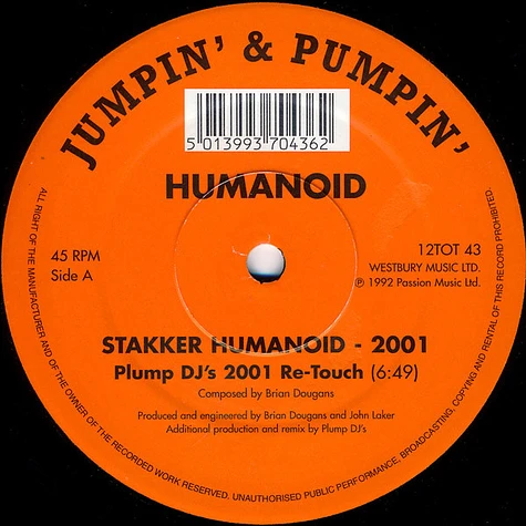 Humanoid - Stakker Humanoid - 2001