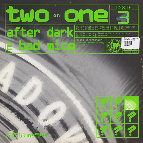 After Dark / 2 Bad Mice - Two On One Issue 3