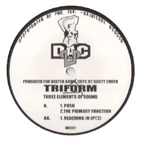 Triform - Three Elements Of Sound Printed Label Edition