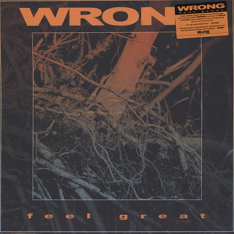 Wrong - Feel Great Black Vinyl Edition