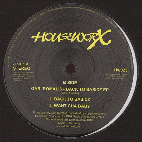 Gari Romalis - Back 2 Basicz