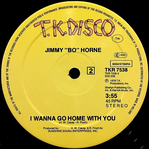 Jimmy "Bo" Horne - Spank / I Wanna Go Home With You