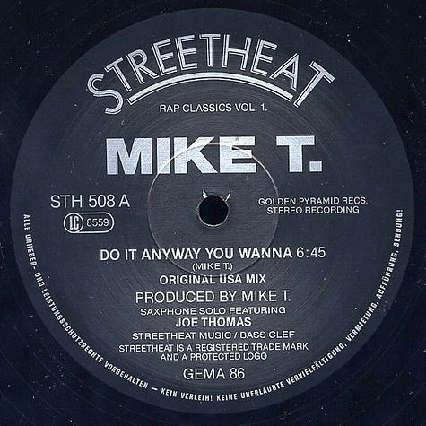 Mike T - Do It Any Way You Wanna
