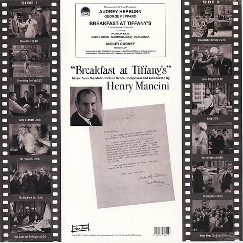 Henry Mancini - OST Breakfast At Tiffany'S