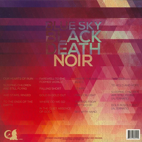 Blue Sky Black Death - Noir