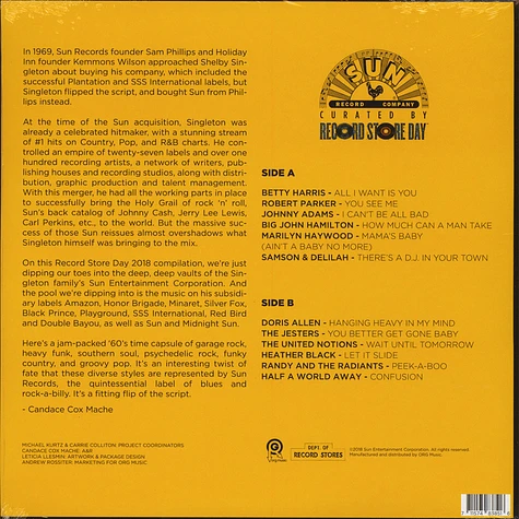 V.A. - The Other Side Of Sun (Part 2): Sun Records Curated by Record Store Day, Volume 5