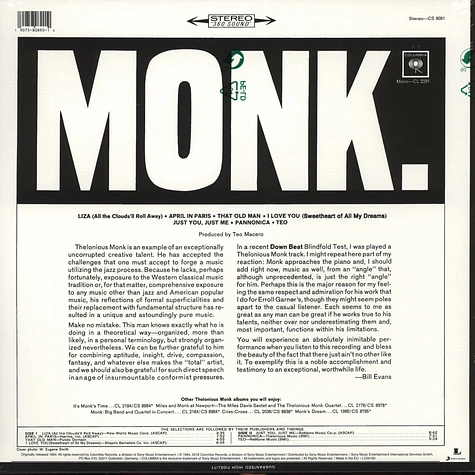 Thelonious Monk - Monk