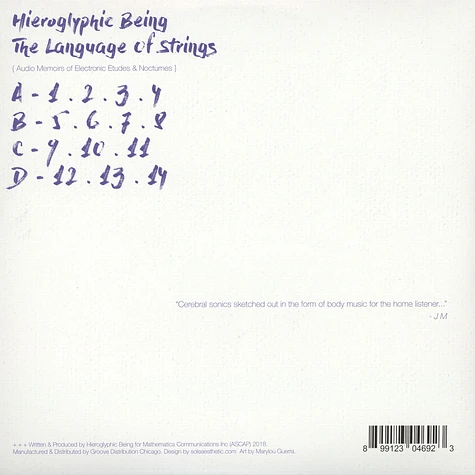 Hieroglyphic Being - The Language Of Strings