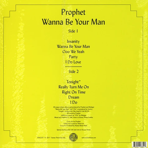 Prophet & Mndsgn - Wanna Be Your Man