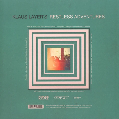 Klaus Layer - Restless Adventures Green Vinyl Edition