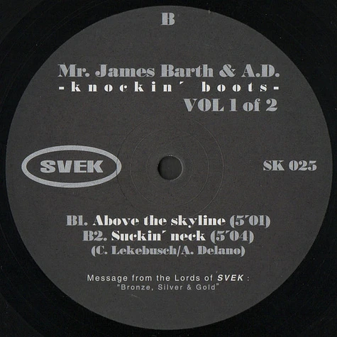 Mr. James Barth & A.D. - Knockin' Boots (Vol 1 Of 2)